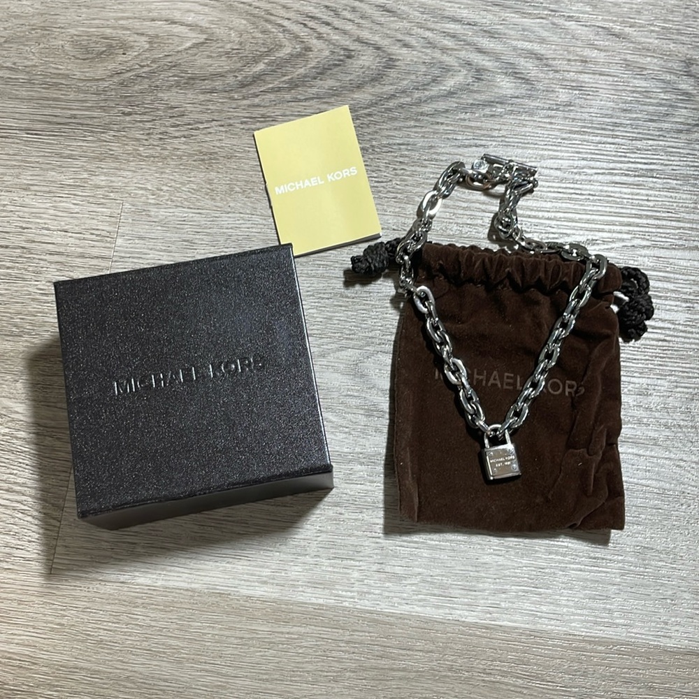 COPY - Michael Kors Padlock Toggle Chain Necklace